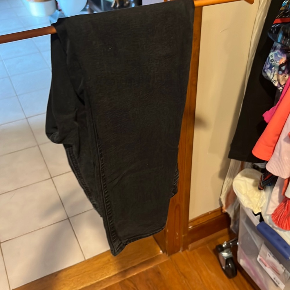 Just black brand jeans.